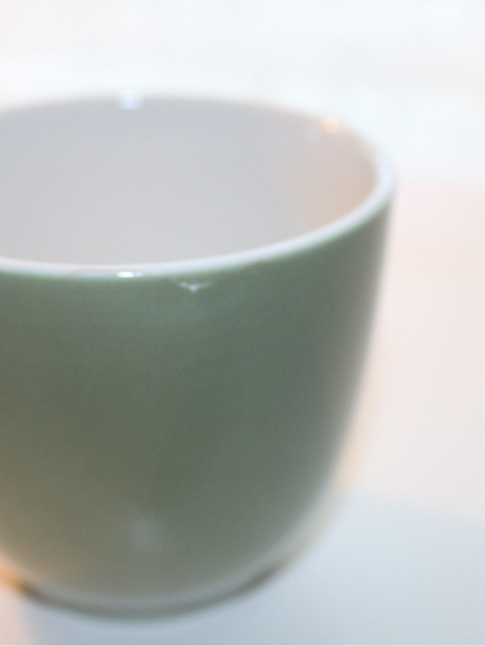 Sage Green Ceramic Mug with Comfortable Handle - Picture 10 of 10